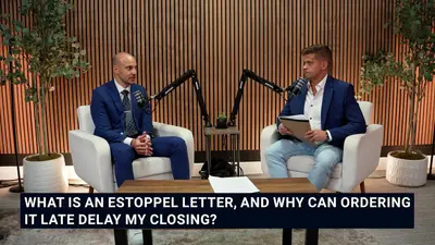 What Is an Estoppel Letter and Why Can Ordering It Late Delay My Closing?